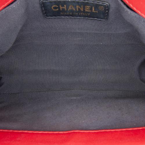 Chanel Small Calfskin Chevron Boy Flap