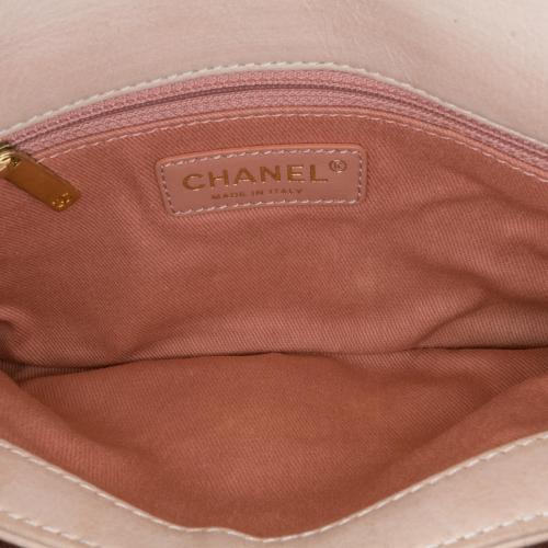 Chanel Small Calfskin Triple Stitched Flap