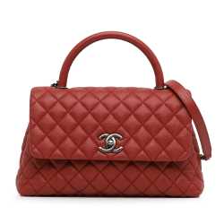 Chanel Small Caviar Coco Top Handle Bag