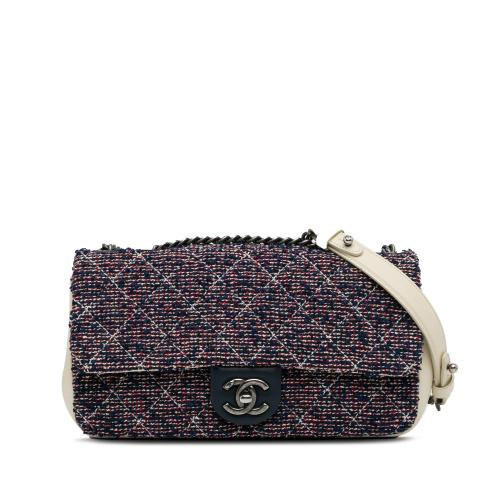 Chanel Small Classic Tweed Flap Bag