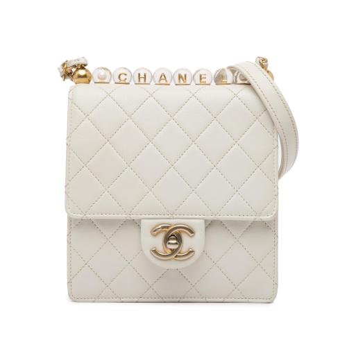 Chanel Small Lambskin Chic Pearls Flap