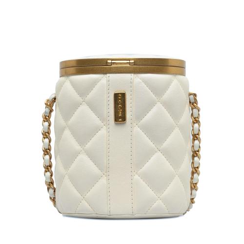 Chanel Small Quilted Lambskin Crown Box Bag