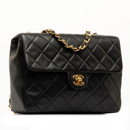 Chanel Square Classic Quilted Lambskin Flap