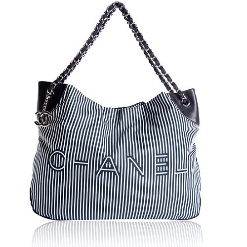 Chanel Striped Cruise Collection Tote 
