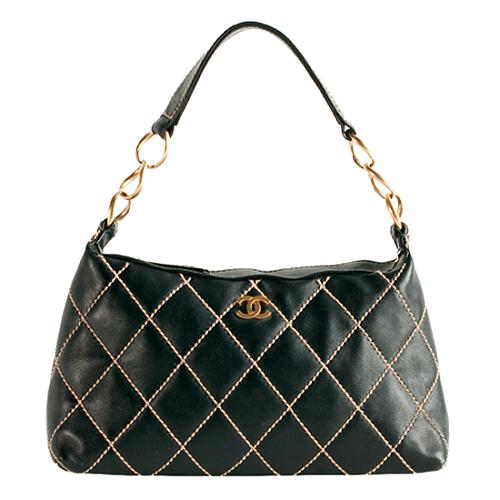 Chanel Surpique Shoulder Handbag