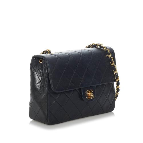 Chanel Timeless CC Lambskin Leather Flap Bag