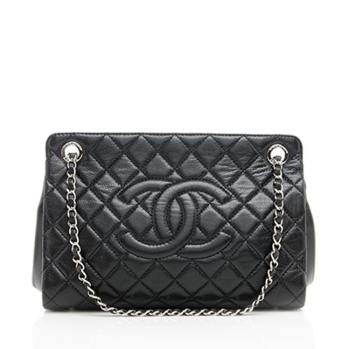 Chanel Caviar Leather Timeless CC Shopping Tote