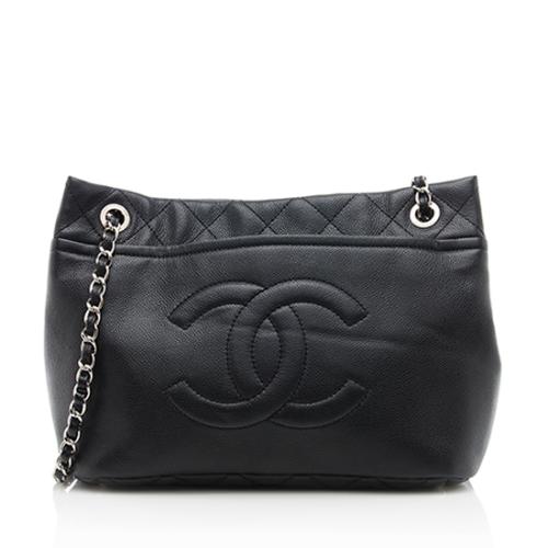Chanel Caviar Leather Timeless CC Soft Tote
