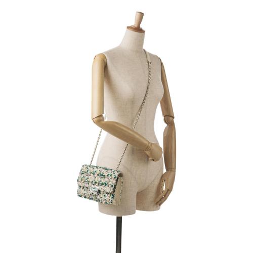 Chanel Tweed Beauty Lock Flap Bag