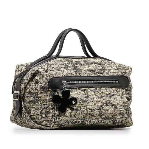 Chanel Tweed Clover Handbag