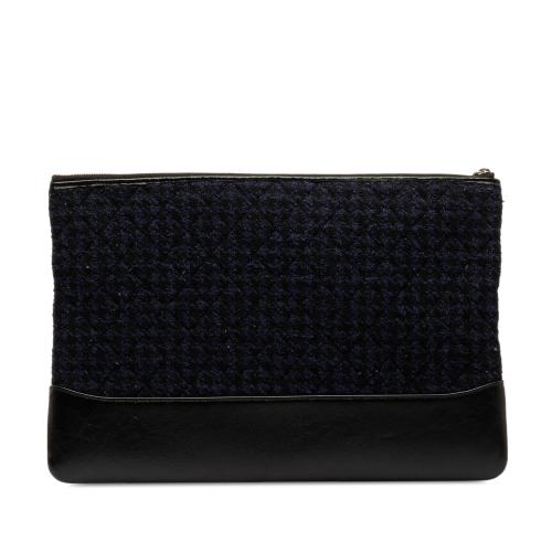 Chanel Tweed Gabrielle Clutch Bag