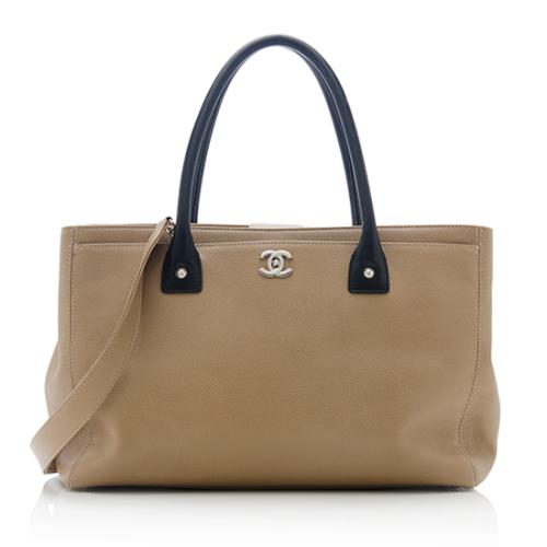 Chanel Leather Two Tone Cerf Classic Executive Tote