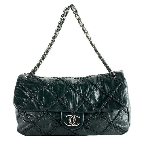Chanel Ultra Stitch Jumbo Flap Shoulder Handbag