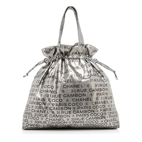Chanel Coated Canvas Unlimited Drawstring Tote, Chanel Handbags