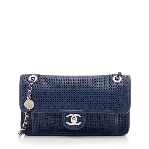 Chanel Perforated Calfskin Up In The Air Flap Bag