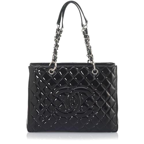 Chanel Veau Ver Large Tote