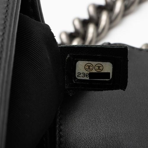 Chanel Velvet Quilted Old Medium Boy Bag