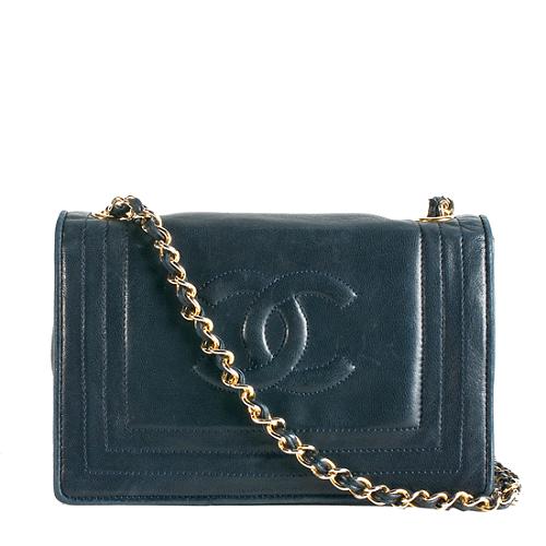 Chanel Vintage CC Lambskin Flap Shoulder Bag