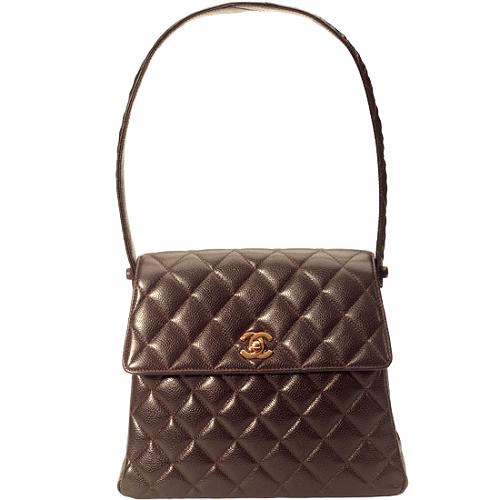Chanel Vintage Caviar Quilted Handbag