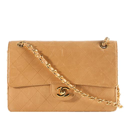 Chanel Vintage Classic 2.55 Quilted Leather Medium Flap Shoulder Handbag
