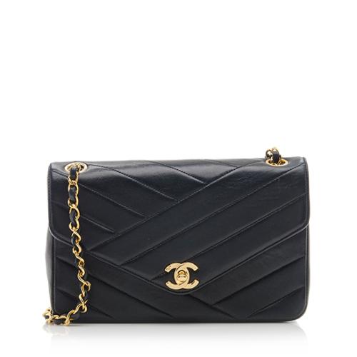 Chanel Vintage Leather Flap Shoulder Bag