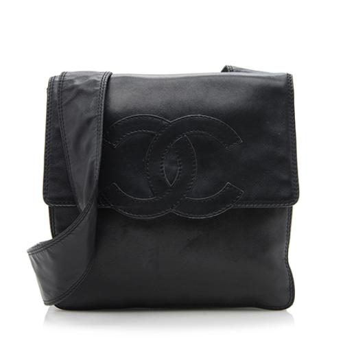 Chanel Vintage Lambskin CC Shoulder Bag