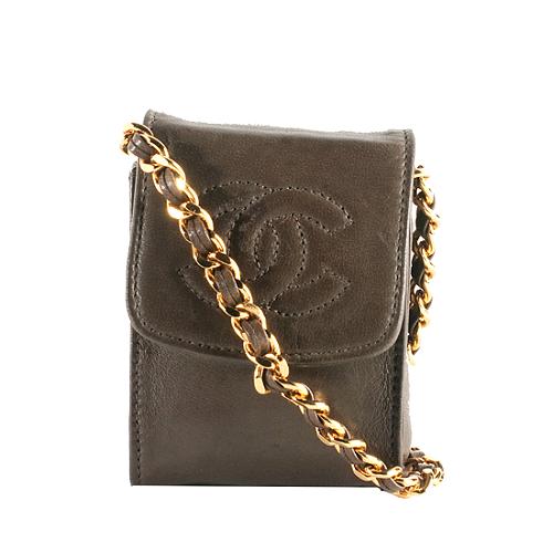 Chanel Vintage Lambskin Cell Phone Shoulder Handbag