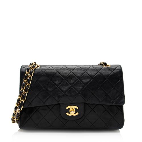 Chanel Vintage Lambskin Classic Medium Double Flap Bag