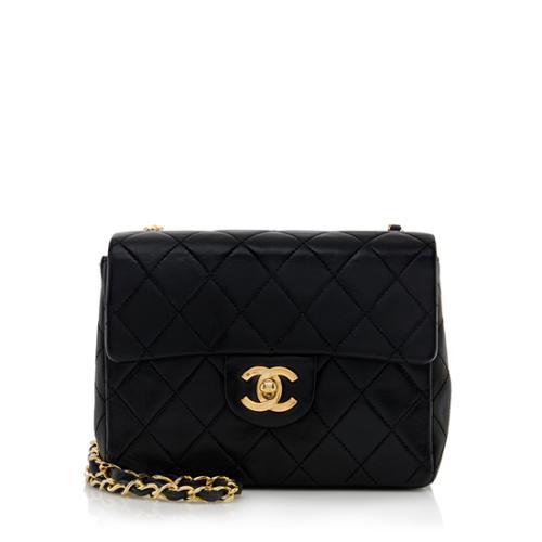 Chanel Lambskin Vintage Classic Square Mini Flap Bag