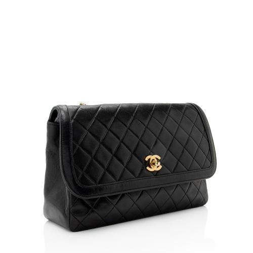 Chanel Vintage Lambskin Medium Single Flap Bag