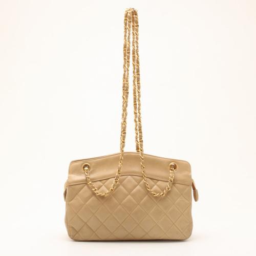 Chanel Vintage Quilted Lambskin Shoulder Bag