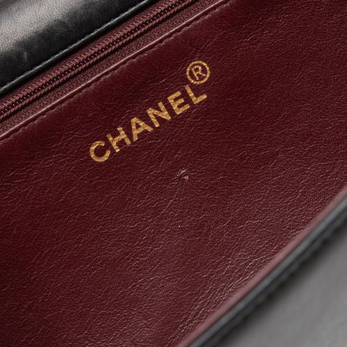Chanel Vintage Lambskin CC Snap Flap Bag