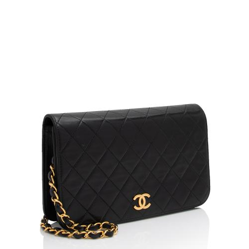 Chanel Vintage Lambskin CC Snap Flap Bag