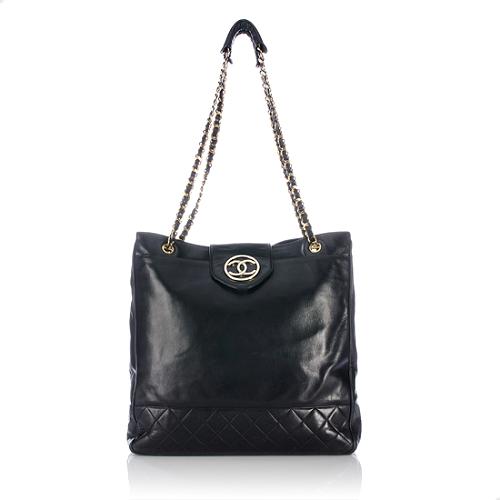 Chanel Vintage North/South Tote