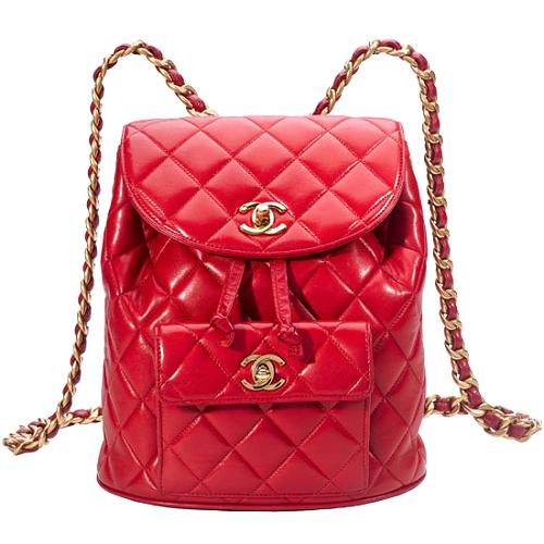 Chanel Vintage Quilted Backpack
