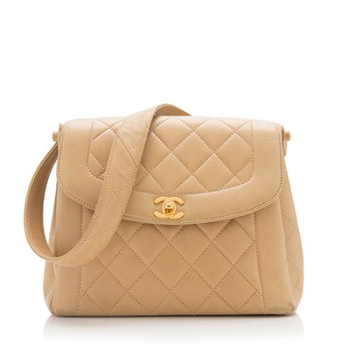 Chanel Vintage Quilted Lambskin Flap Shoulder Bag - FINAL SALE 