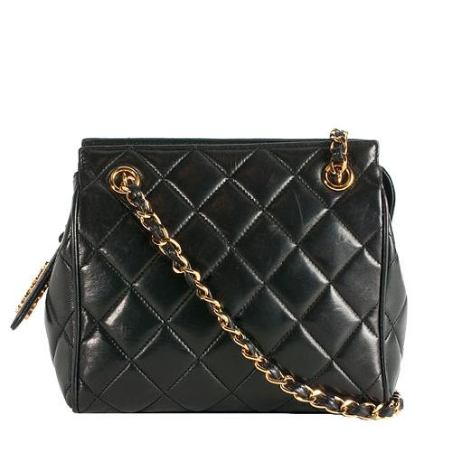 Chanel Vintage Quilted Lambskin Petite Timeless Shoulder Bag