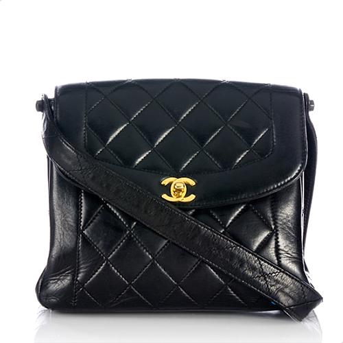 Chanel Vintage Quilted Lambskin Flap Shoulder Bag