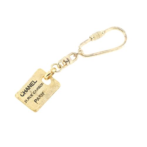 Chanel Vintage Rue Cambon Key Ring Bag Charm