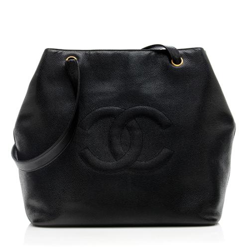 Chanel Leather Vintage Lambskin CC Tote
