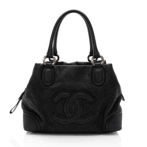 Chanel Washed Grained Calfskin CC Cup Satchel