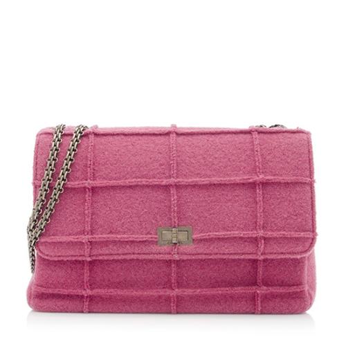 Chanel Wool Mademoiselle Reissue Jumbo Flap Bag