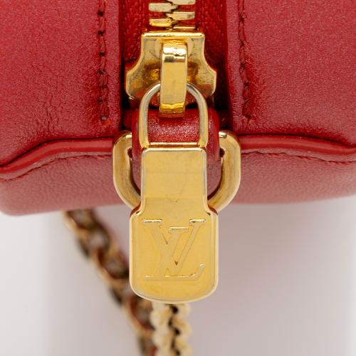 Louis Vuitton Monogram Lambskin Sac Coueur Heart on Chain