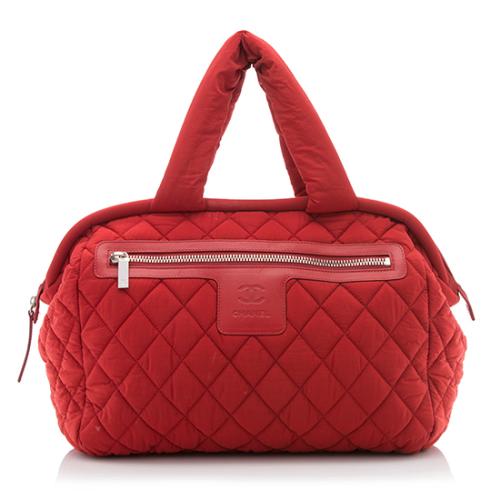 Quilted Nylon Coco Cocoon Tote - FINAL SALE
