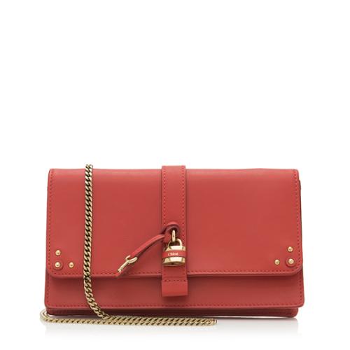 Chloe Leather Aurore Wallet on Chain Bag