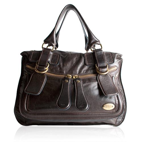 Chloe 'Bay' Leather Satchel Handbag