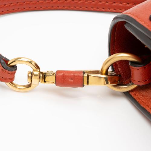 Chloe Calfskin Suede Nile Medium Bracelet Bag