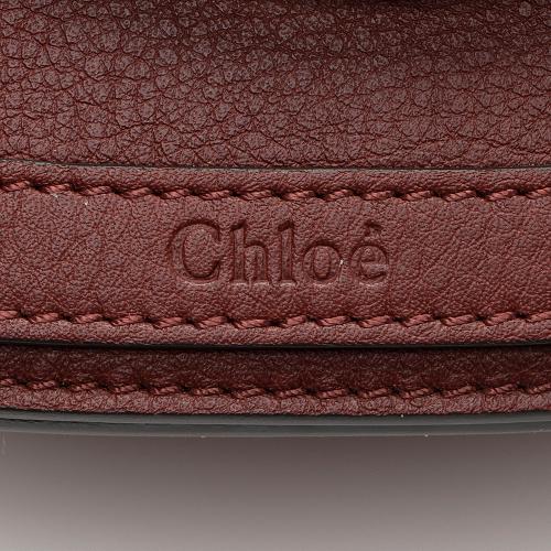 Chloe Calfskin Suede Nile Small Bracelet Bag