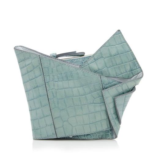 Chloe Croc Embossed Freja Origami Clutch - FINAL SALE