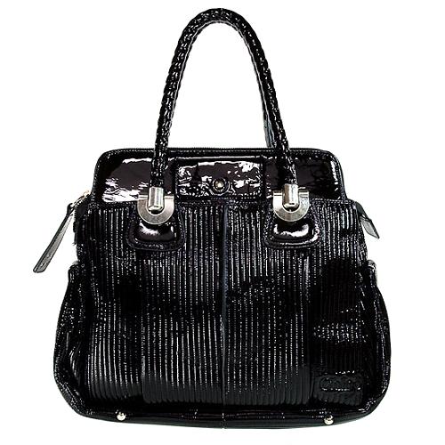 Chloe Large Patent Leather Satchel Handbag